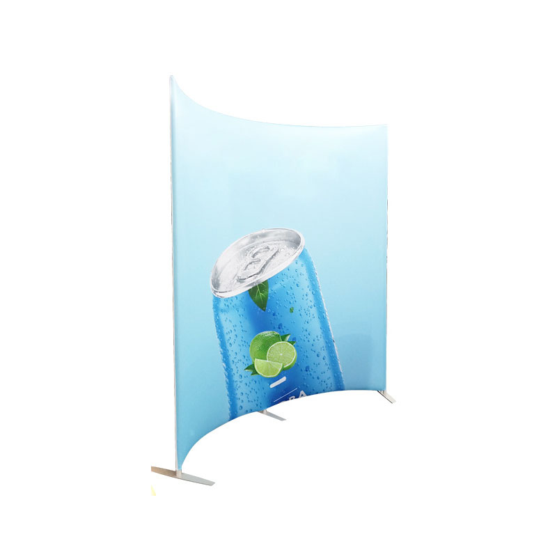 Custom Tension Fabric Display Backdrop- Curved Shape Ⅲ